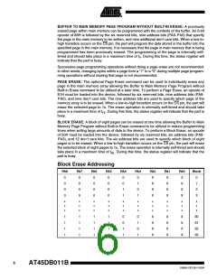浏览型号AT45DB011B-CC的Datasheet PDF文件第6页