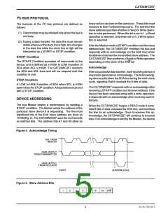 浏览型号CAT24WC257W3TE13的Datasheet PDF文件第5页
