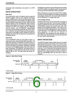 浏览型号CAT24WC257W3TE13的Datasheet PDF文件第6页