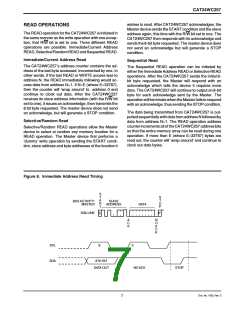 浏览型号CAT24WC257W3TE13的Datasheet PDF文件第7页