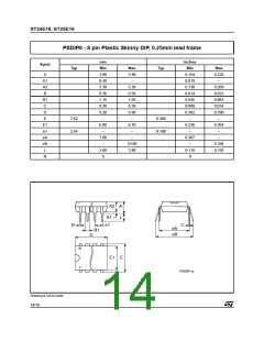 浏览型号ST25EM3TR的Datasheet PDF文件第14页