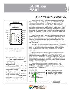 浏览型号UCN5801A的Datasheet PDF文件第1页