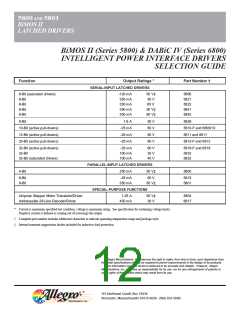 浏览型号UCN5801A的Datasheet PDF文件第12页