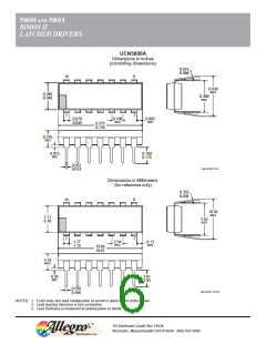 浏览型号UCN5801A的Datasheet PDF文件第6页