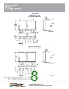 浏览型号UCN5801A的Datasheet PDF文件第8页