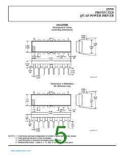 浏览型号UDN2559EB的Datasheet PDF文件第5页