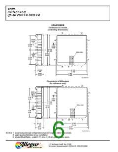 浏览型号UDN2559EB的Datasheet PDF文件第6页