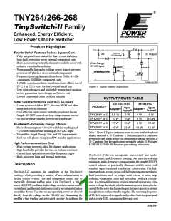 浏览型号TNY268G的Datasheet PDF文件第1页