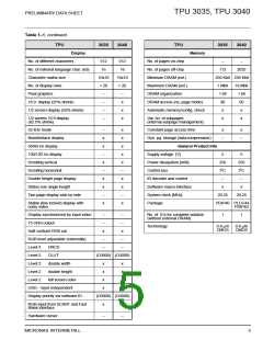 浏览型号TPU3035的Datasheet PDF文件第5页