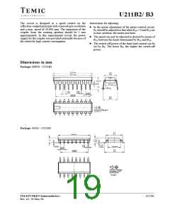 浏览型号U211B2的Datasheet PDF文件第19页