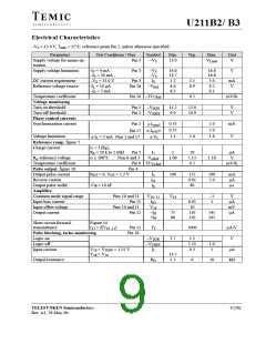 浏览型号U211B2的Datasheet PDF文件第9页