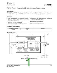 浏览型号U6083B的Datasheet PDF文件第1页