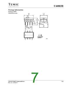 浏览型号U6083B的Datasheet PDF文件第7页