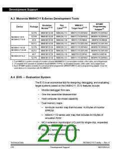 浏览型号68HC11的Datasheet PDF文件第270页