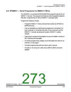 浏览型号68HC11的Datasheet PDF文件第273页