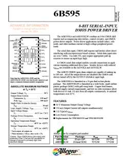 浏览型号6B595的Datasheet PDF文件第1页