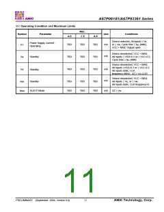 浏览型号A67P06181E-6.5的Datasheet PDF文件第11页