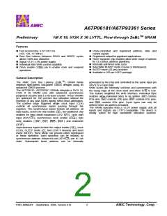 浏览型号A67P06181E-6.5的Datasheet PDF文件第2页