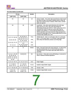 浏览型号A67P06181E-6.5的Datasheet PDF文件第7页