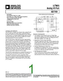 浏览型号AD7769JP的Datasheet PDF文件第1页