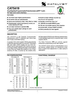 浏览型号CAT5269B-25TE13的Datasheet PDF文件第1页