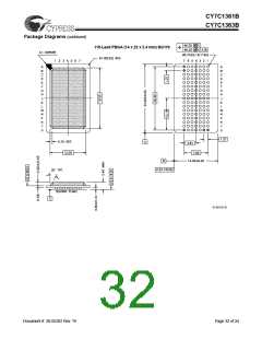 浏览型号CY7C1361B-133BGC的Datasheet PDF文件第32页