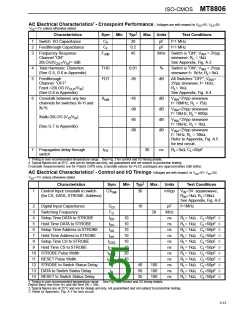 浏览型号MT8806的Datasheet PDF文件第5页