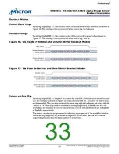 浏览型号MT9V012的Datasheet PDF文件第33页