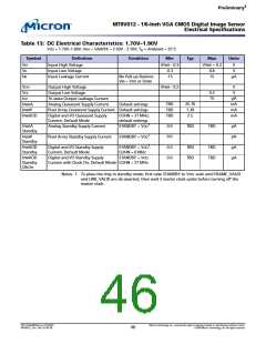 浏览型号MT9V012的Datasheet PDF文件第46页