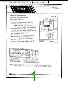 浏览型号TA7227的Datasheet PDF文件第1页