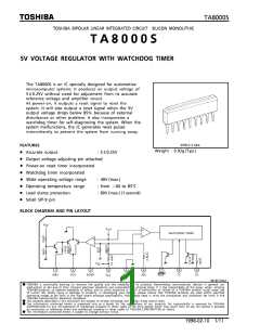 浏览型号TA8000S的Datasheet PDF文件第1页