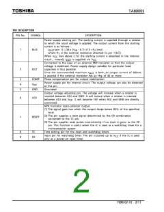 浏览型号TA8000S的Datasheet PDF文件第2页