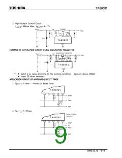 浏览型号TA8000S的Datasheet PDF文件第9页