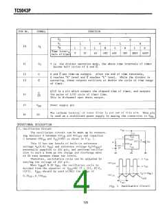 TC5043P (TOSHIBA) PDF技术资料下载TC5043P 供应信息IC Datasheet 数据