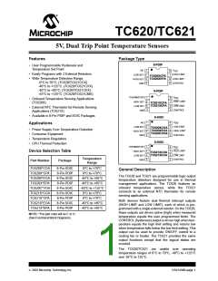 浏览型号TC620的Datasheet PDF文件第1页