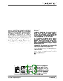 浏览型号TC620的Datasheet PDF文件第13页