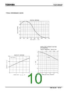 浏览型号TCD1304AP的Datasheet PDF文件第10页