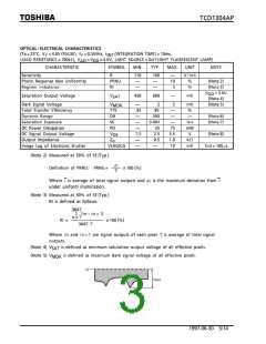浏览型号TCD1304AP的Datasheet PDF文件第3页