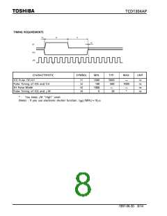 浏览型号TCD1304AP的Datasheet PDF文件第8页