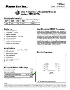 浏览型号TD9944的Datasheet PDF文件第1页