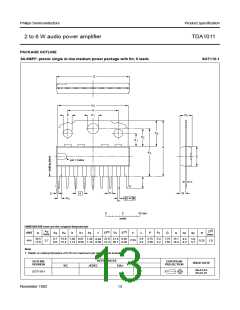 浏览型号TDA1011的Datasheet PDF文件第13页