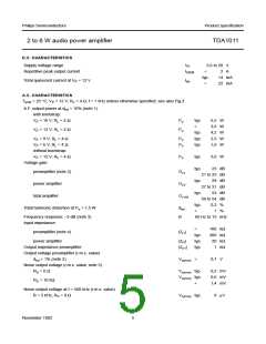 浏览型号TDA1011的Datasheet PDF文件第5页
