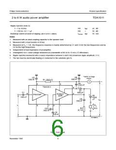 浏览型号TDA1011的Datasheet PDF文件第6页