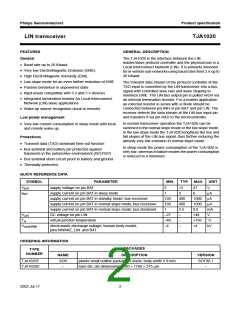 浏览型号TJA1020T的Datasheet PDF文件第2页