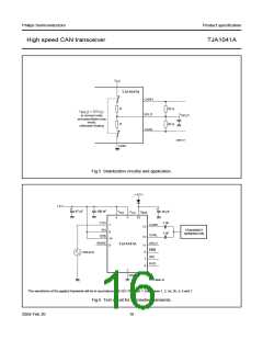 浏览型号TJA1041的Datasheet PDF文件第16页