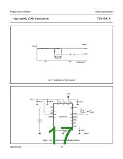 浏览型号TJA1041的Datasheet PDF文件第17页