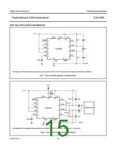 浏览型号TJA1054T的Datasheet PDF文件第15页