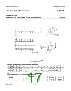 浏览型号TJA1054T的Datasheet PDF文件第17页