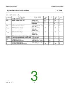 浏览型号TJA1054T的Datasheet PDF文件第3页