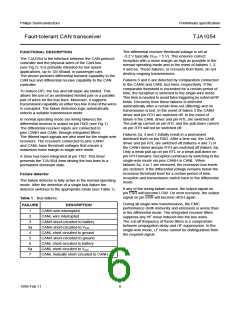 浏览型号TJA1054T的Datasheet PDF文件第6页